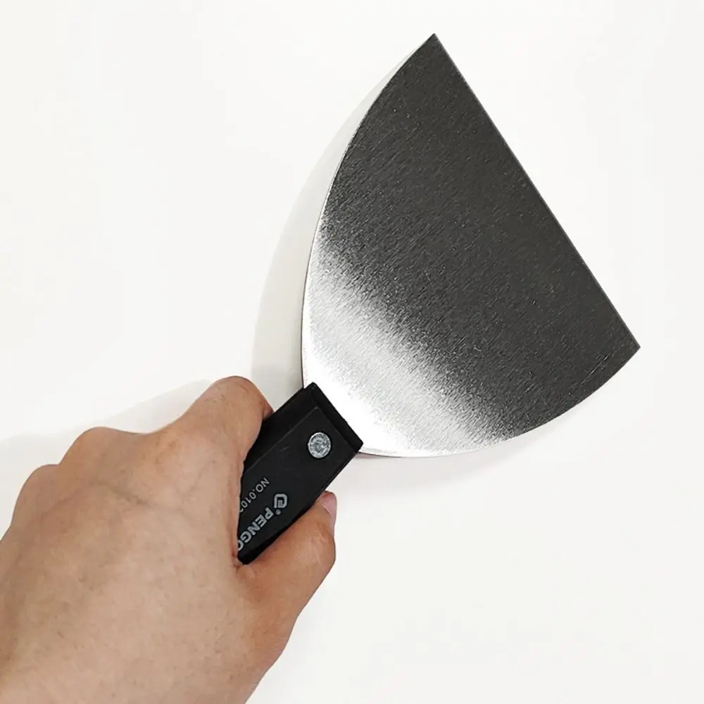 7PCS Thickened Putty Shovel Set Soft Grip Handle Carbon Steel Clean Putty Spatula 7 Sizes with Storage Bag Paint Scraper