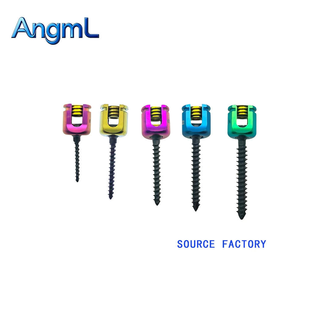 Pedicle Screws For Pets, Titanium Alloy Material Spinal Fracture Fixation, Veterinary Implants, Titanium Rods, Pet Supplies