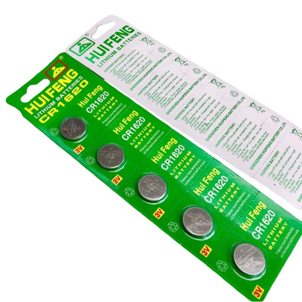 5-50pcs CR1620 battery 3V lithium battery DL1620 BR1620 CR 1620 button battery toy car remote control calculator