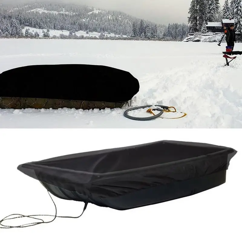 Ice Fishing Shelter Sled Cover Travel Cover Sled Cover Heavy Duty Storage Organizer Protective Sleeve Oxford Cloth covers