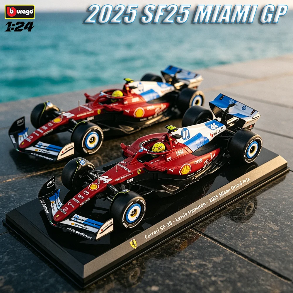 bburago-1-24-2025-sf25-gp-de-miami-44-lewis-hamilton-f1-ferrari-series-formula-1-coche-de-aleacion-a-escala-juguetes-coleccionables-fundidos-a-presion