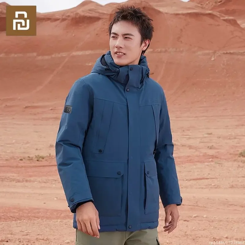 

Youpin SCALER -30℃ Cold Resistance Puffer Jacket Men Outdoor Down Jacket Coat Men's Winter Thick Warm Jackets Parka with Hood