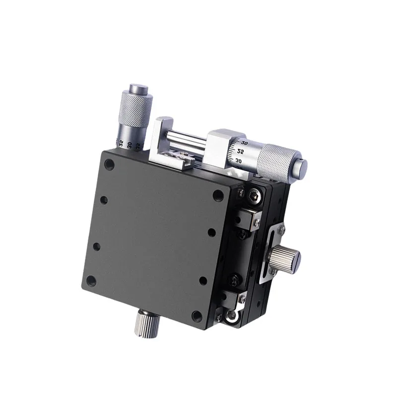 LGD40 60-C L R Series Manual Optical Fine-Tuning Platform XYZ Axis Slide Table Precision Micrometer Displacement Core Bearing