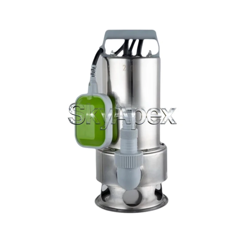 Stainless Steel Bottom Suction Submersible Sewage Pump Small Acid Resistant Home Fish Pond Basement Automatic Water Pump