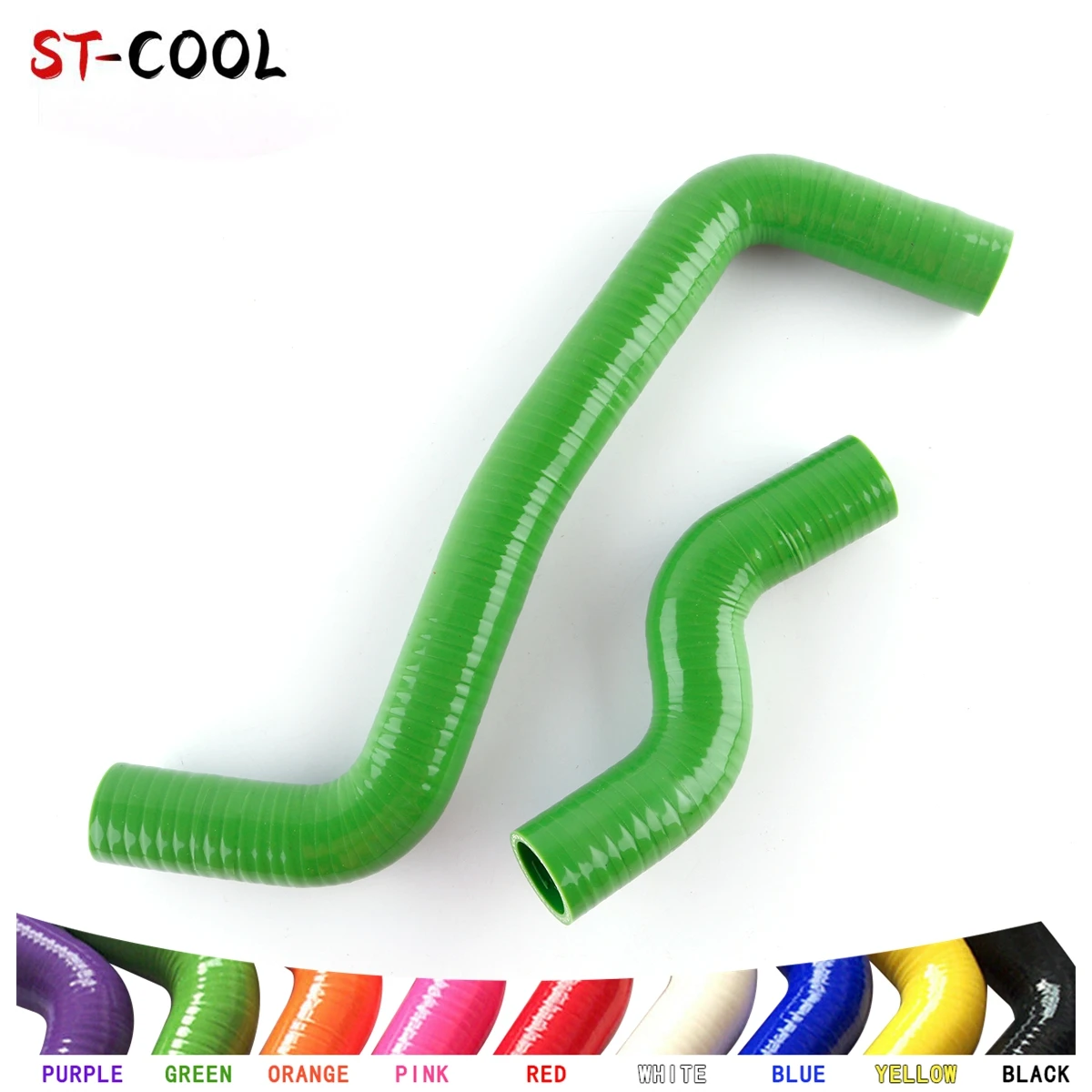 For Toyota Corolla Levin AE101 4A-FE 7A-FE 1.6L 1.8L Silicone Radiator Hoses Tubes Piping Kit 2PCS 10 Colors