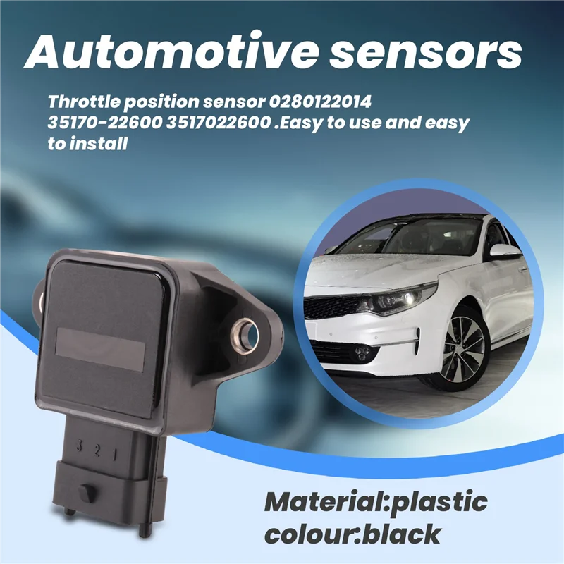

Аутентичный датчик положения дроссельной заслонки для Hyundai Kia 0280122014 35170-22600 3517022600