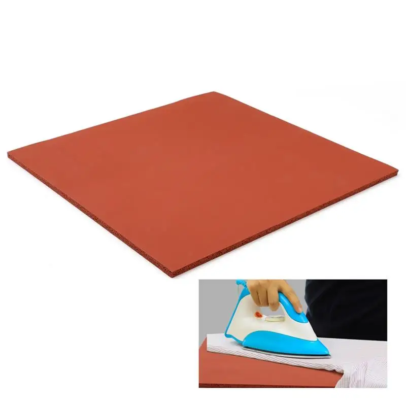 

15 X 15 Inches Silicone Heat Press Mat Pad 0.3” Thickest Pad For Heat Press Machine Flat Heat Transfer Press Replacement Pad