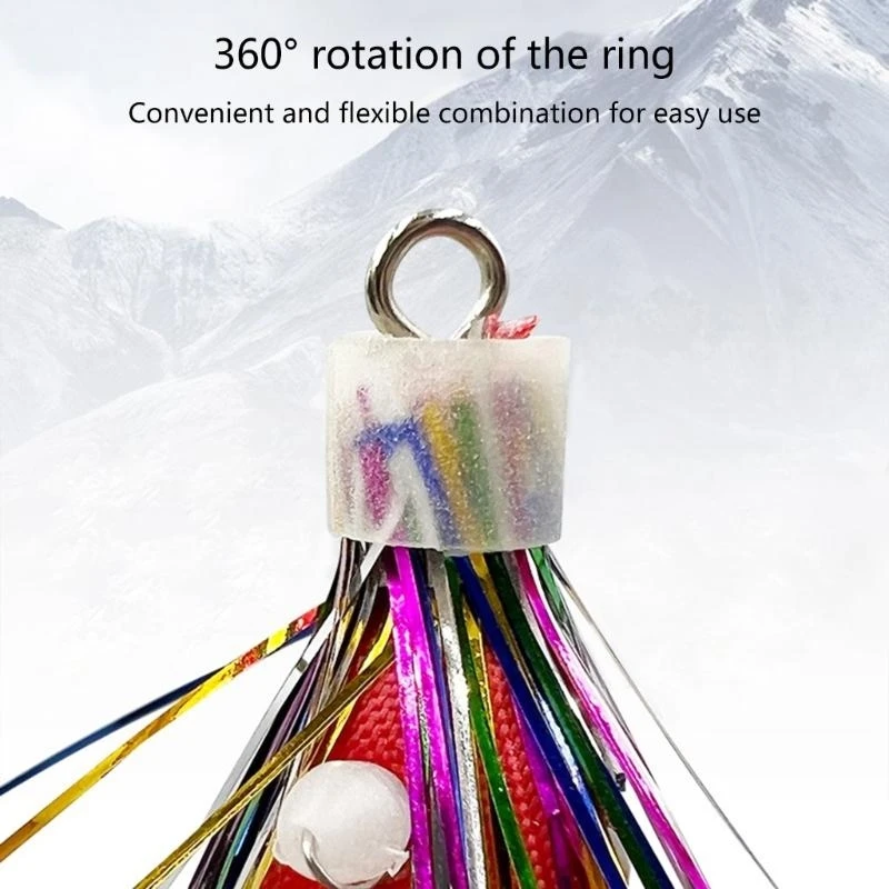 

Luminously Squid Jigs Hook Fishing Lures Baits Cuttlefish Sleeve Squid Jigs