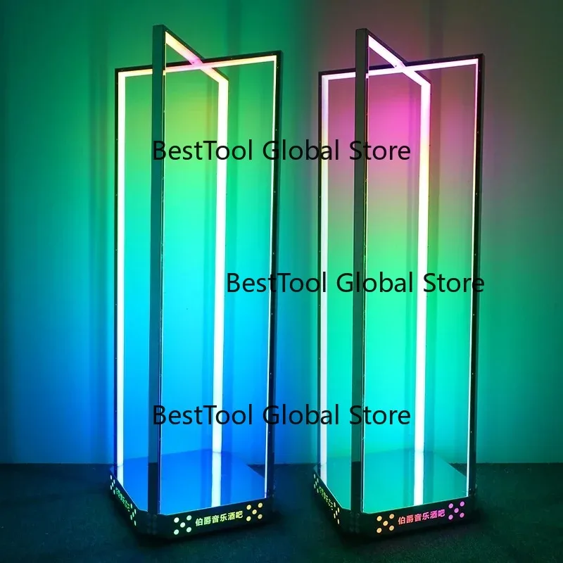 Bar Atmosphere Props Interactive Jumping Stage Sexy Hot Dancing Light-emitting Diode Dancing Platform