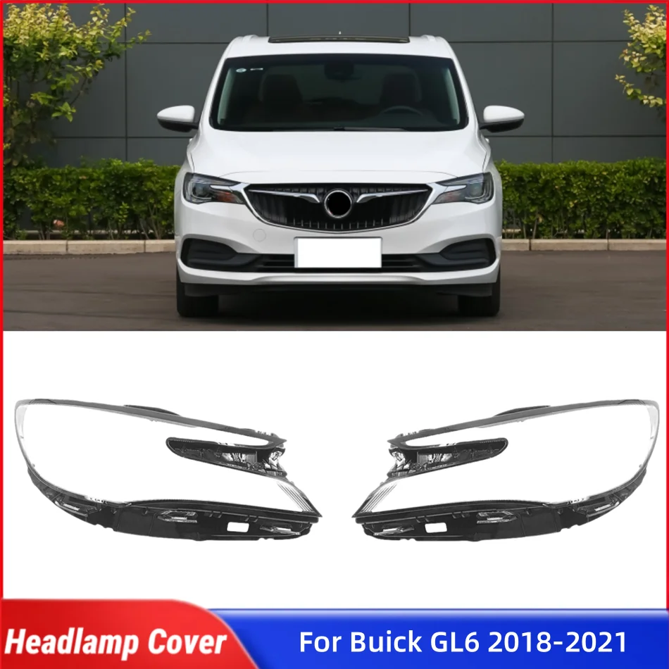 

Для Buick GL6 2018 2019 2020 2021, автомобильные аксессуары для автомобилей, передние лампы, линзы, стеклянные фары