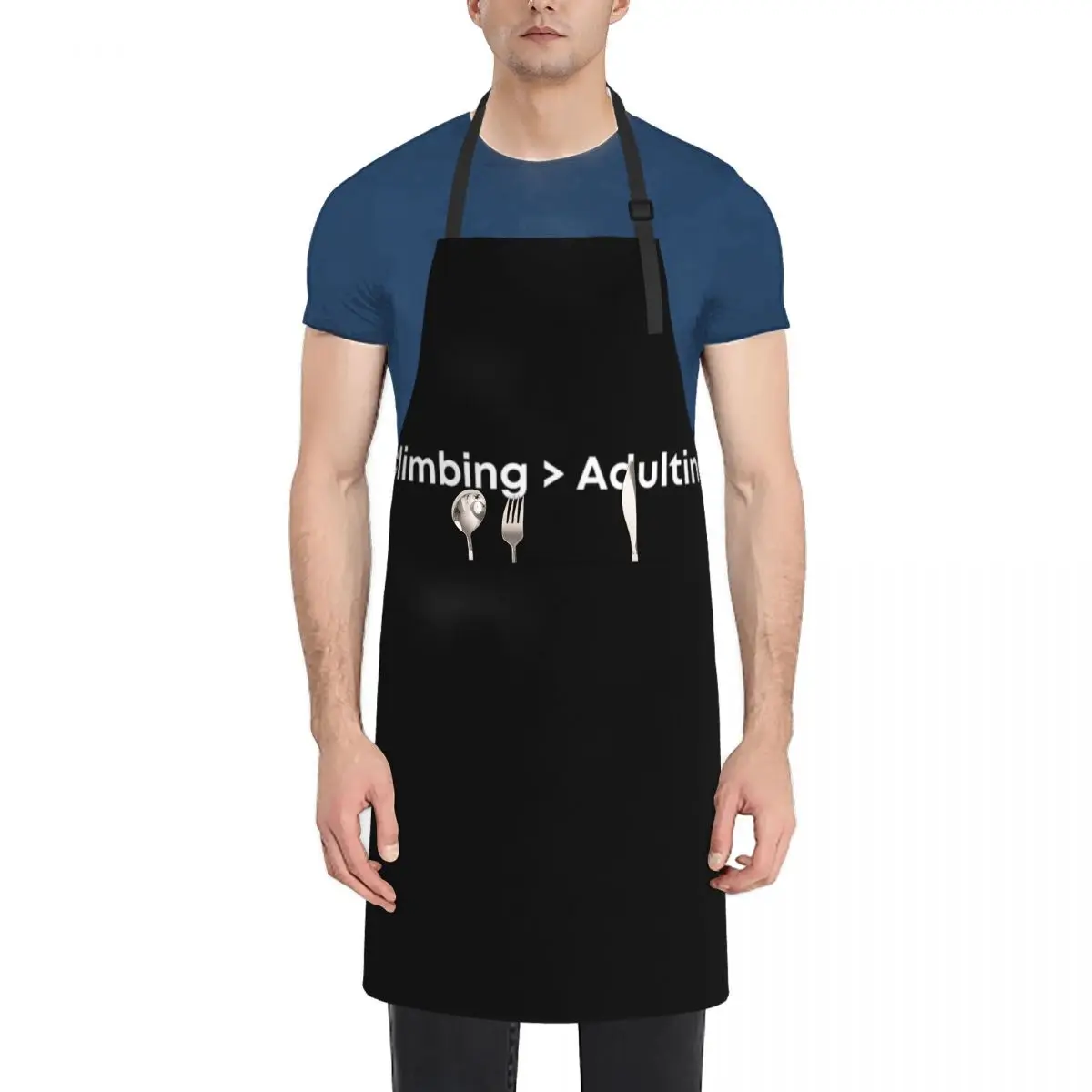 

Climbing Is Greater Than Adulting. Rock Climbing Apron Chef Uniform Women Woman Kitchens Kitchen Apron