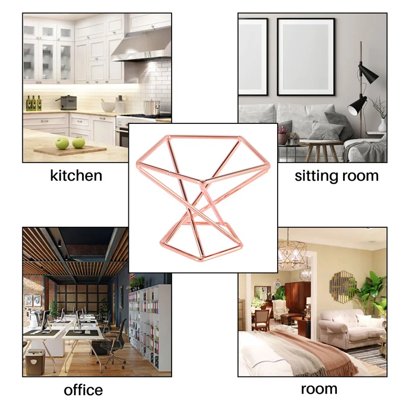 PZHI-Pack 5 حامل نباتات الهواء أصحاب نباتات الهواء Tillandsias عرض حاوية نبات تنقية الهواء حامل السرخس الهوائي #4