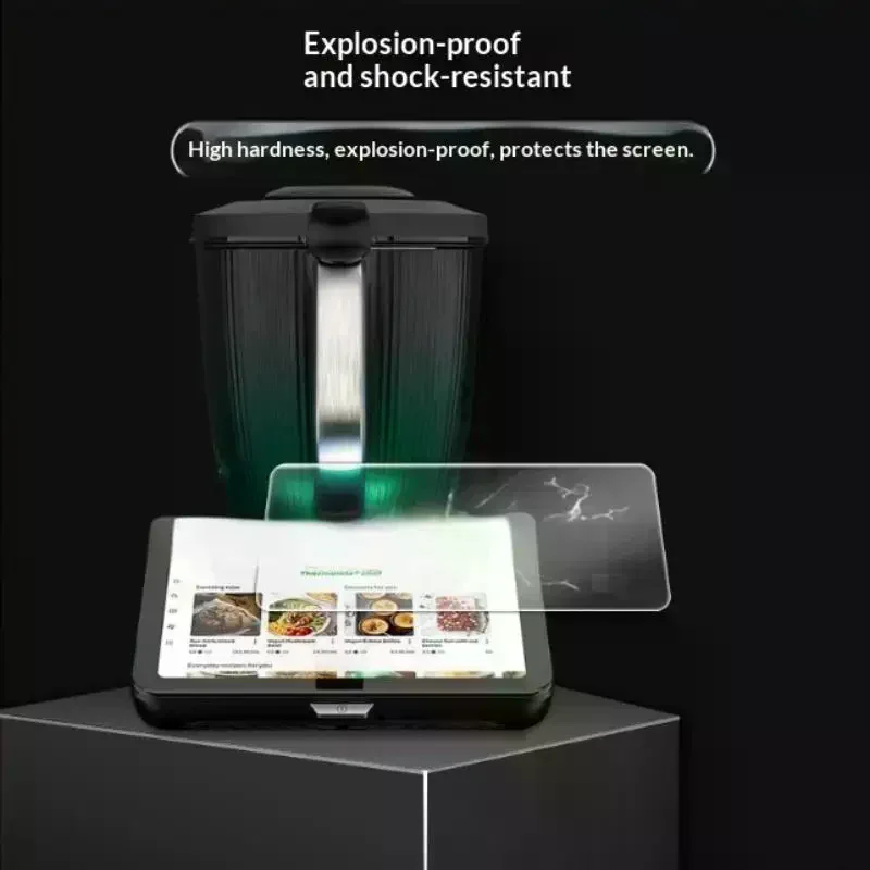 Tempered Glass Screen Protector For Thermomix TM7 Anti-Scratch Anti-Fingerprint High-Alumina Glass Clear Mixer Accessories