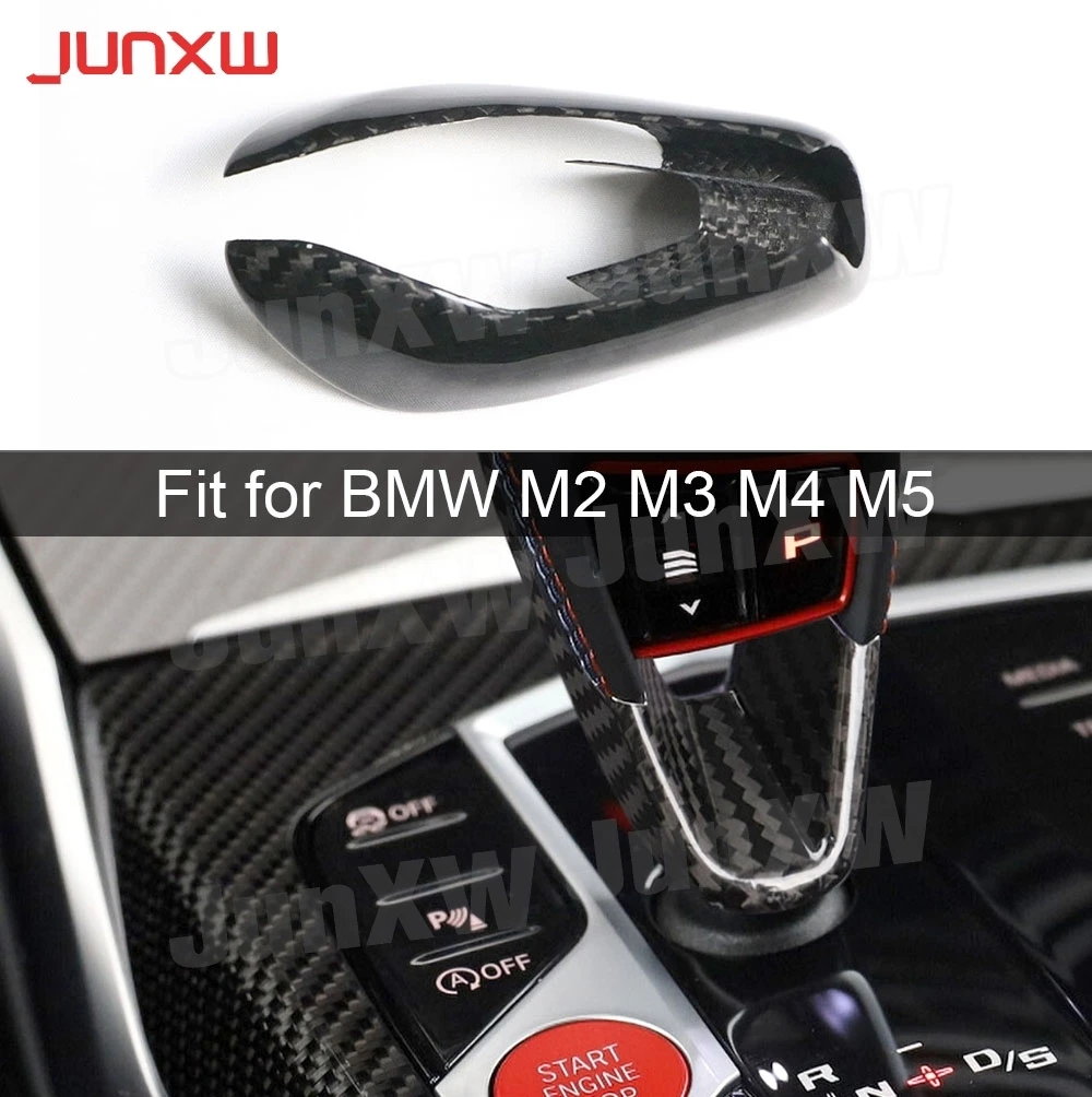 

Carbon Fiber Gear Shift Knob Cover Panel Decorative Interior Retrofitting for BMW M2 M3 M4 M8 XM X3M X4M X5M X6M Accessories