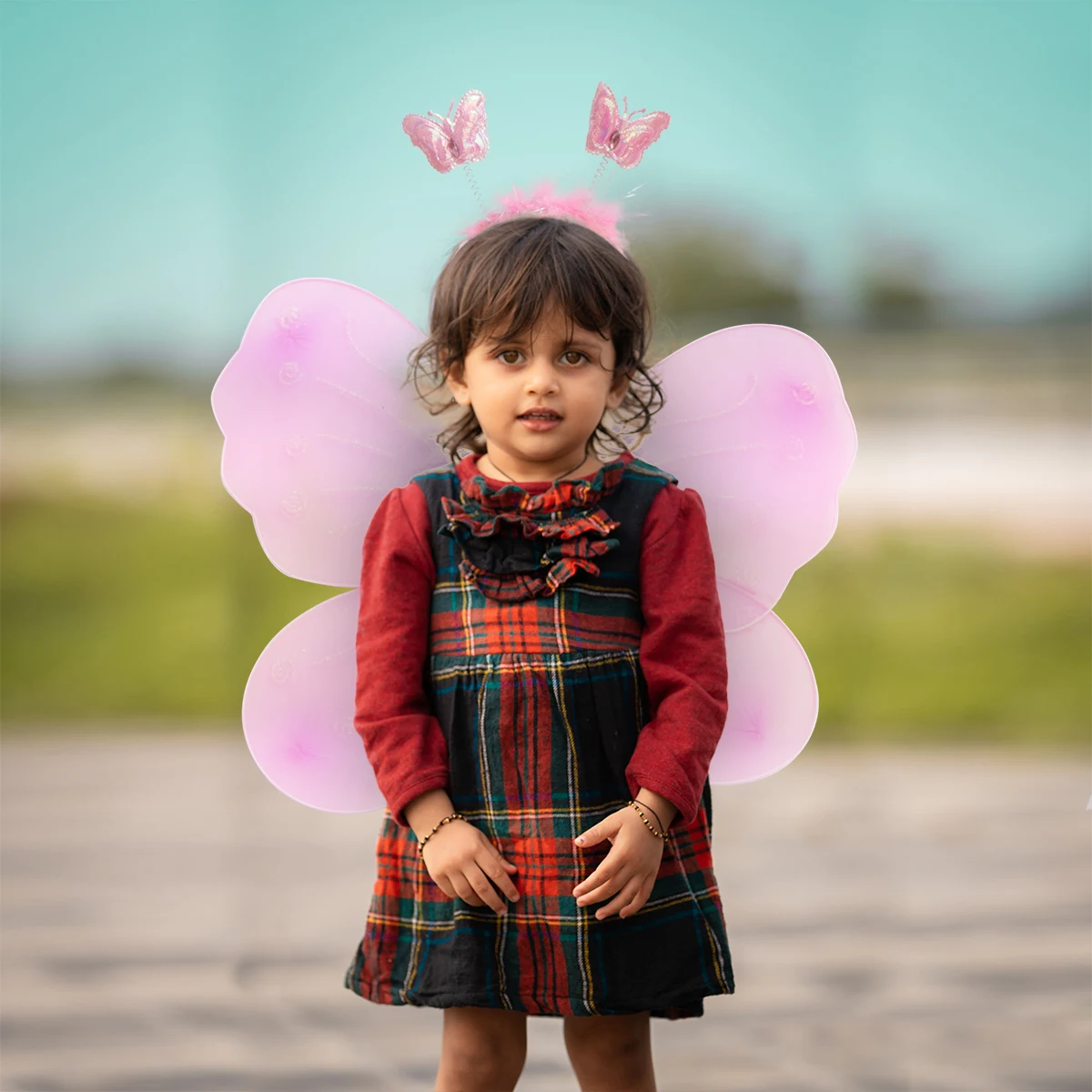 1 set Fairy Gauze Skirt Performance Dress Girl Costume Cosplay Outfit Elegant Party Dance Wear Stylish Skin-Friendly Design Kids