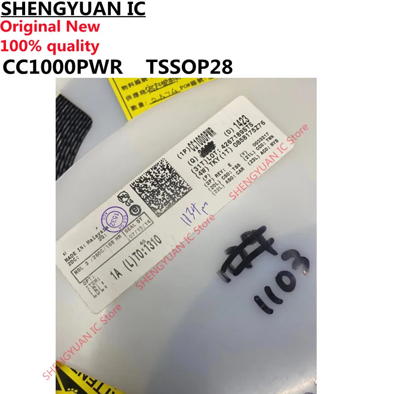 5Pcs/lot CC1000PWR TSSOP28 CC1000PW CC1000 Single Chip Very Low Power RF Transceiver 100% new imported original 100% quality