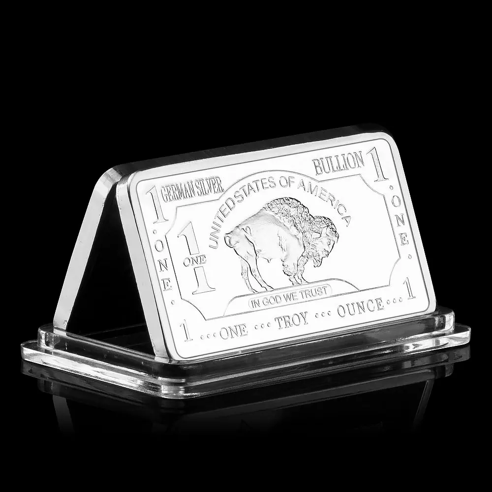 American Buffalo Silvery Plated Souvenir Coin United States of America Collectible Gift Commemorative Coin