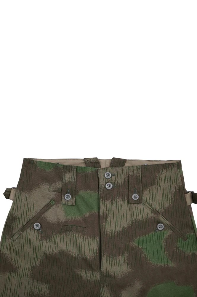 Pantalon de terrain allemand Heer marshall Sumpfsmuster 44 avec séparateur de couleur camouflage M43 de la seconde guerre mondiale GUCB-013