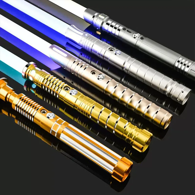 RGB Cosplay Double-edged Lightsaber Metal Handle