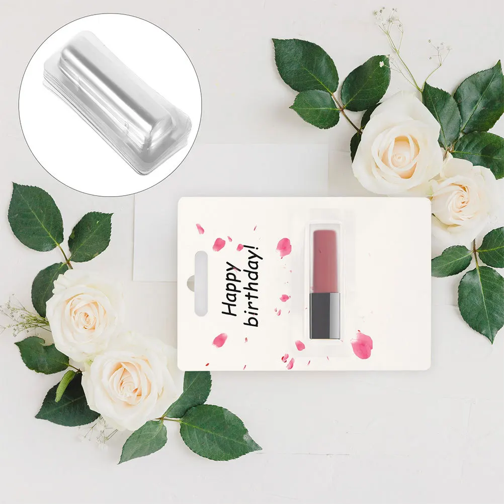 40pcs Clear Money Card Holder Diy Transparent Plastic Pouch For Cash Cards Id Lipstick Storage Durable Organizer Wallet Case