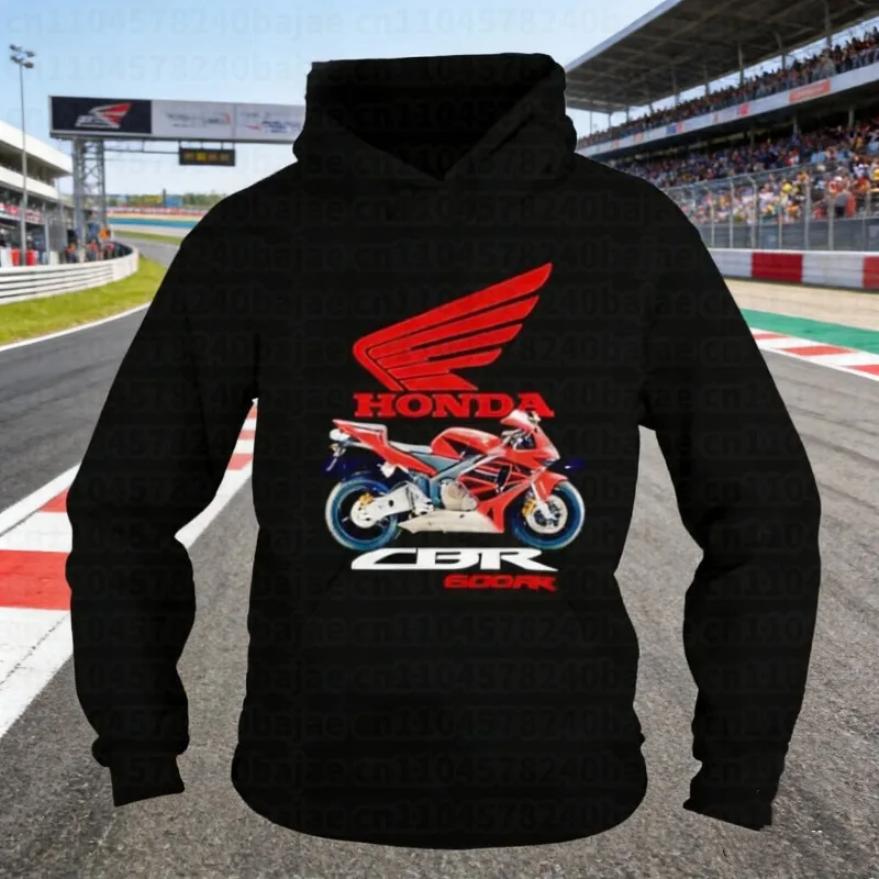 

Новая толстовка HONDA с принтом логотипа Honda, осенне-зимняя, унисекс, уличная повседневная одежда, толстовка для мотоциклистов