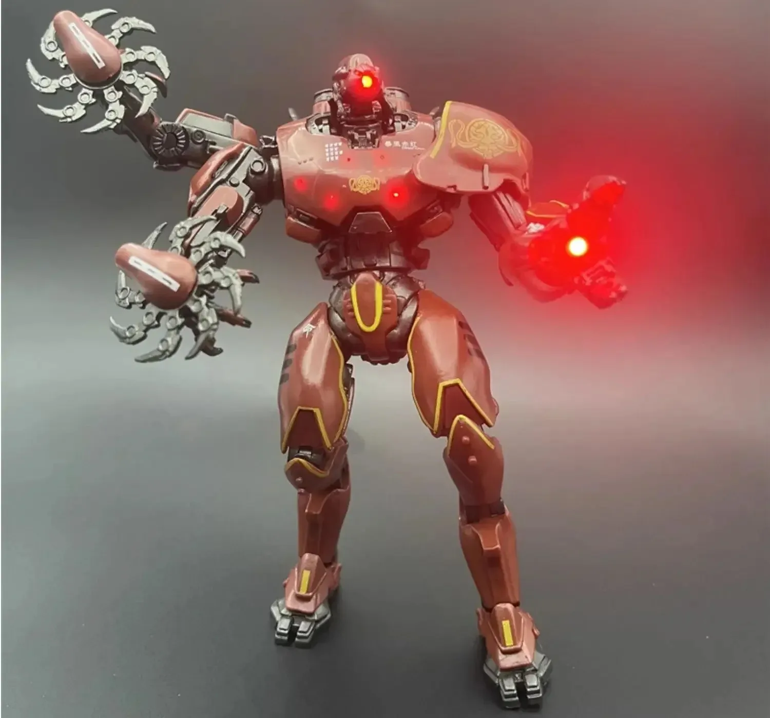 Фигурка аниме Pacific Rim Deluxe Light Edition Crimson Typhoon Light, фигурки героев, украшения, Рождественский подарок для детей, игрушки