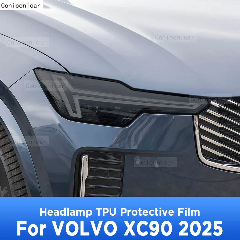 

Для VOLVO XC90 2025 ТПУ внешние фары автомобиля защитная пленка против царапин крышка аксессуары для ремонта фар наклейка