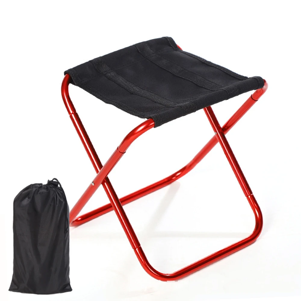 

Taburete plegable portátil de aleación de aluminio para exteriores, taburete para Picnic y Camping, MIni silla de alm2026