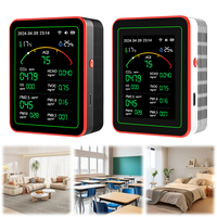 WiFi 15 in 1 Indoor Air Quality Monitor TFT Display Portable AQI PM0.3 PM1.0 PM2.5 PM10 Tester Household CO CO2 TVOC HCHO Tester