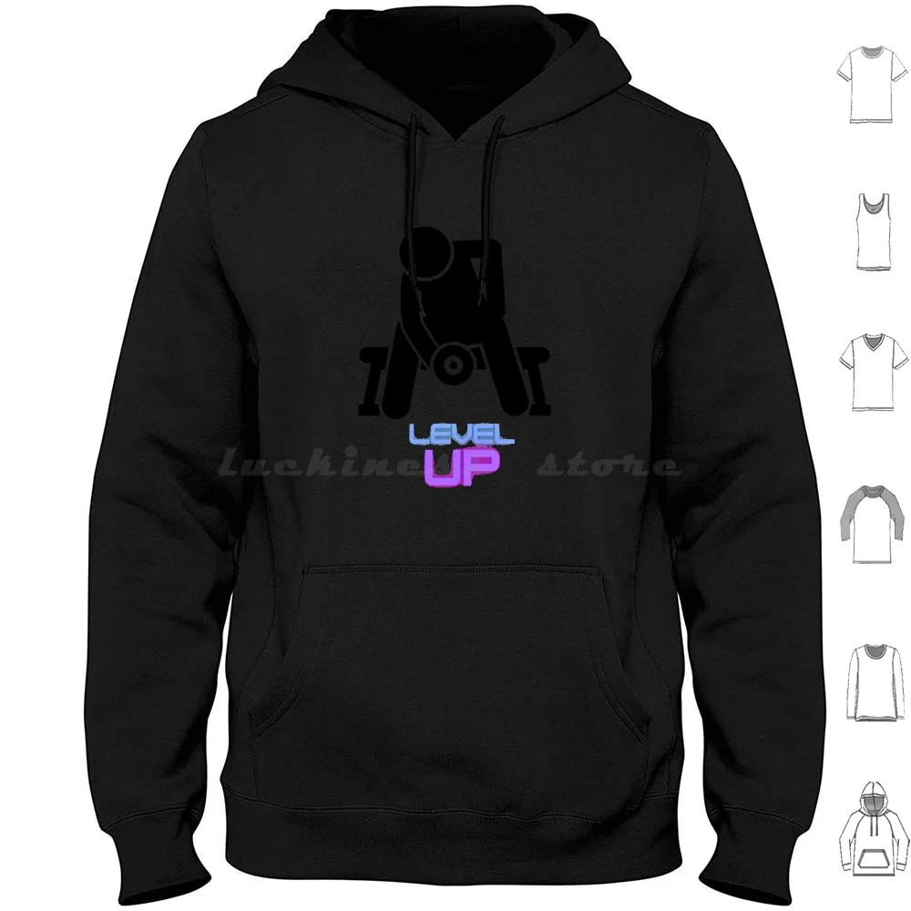 Level Up Classic T-Shirt Hoodies Long Sleeve Level Up Classic