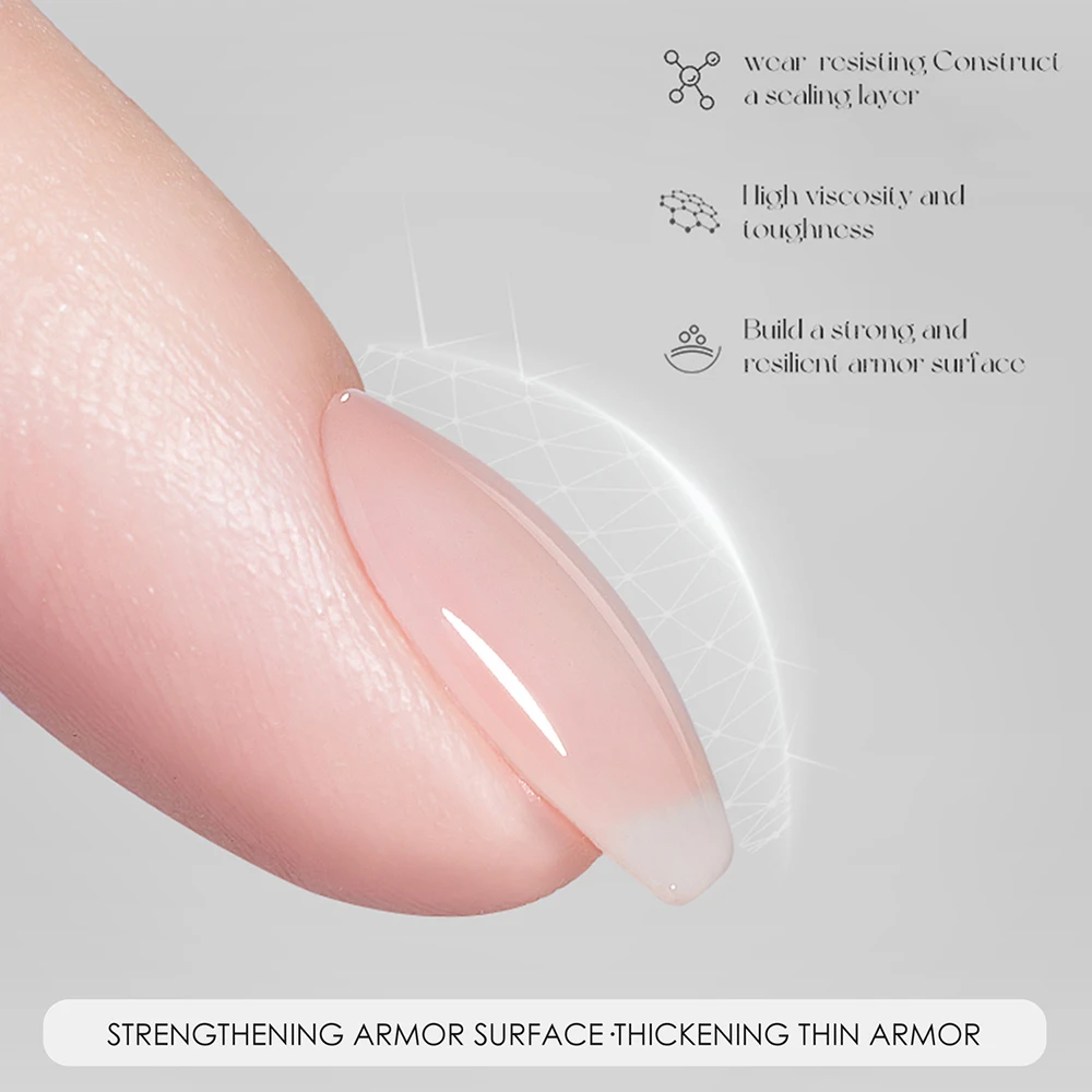 เวนดีนี 6 ชิ้น/ชุด 8in1 เบสและท็อปโค้ท บลอสซิ่ง สตรัคเจอร์ แมท  เจลทาเล็บอเนกประสงค์ ปราศจาก TPO/HEMA