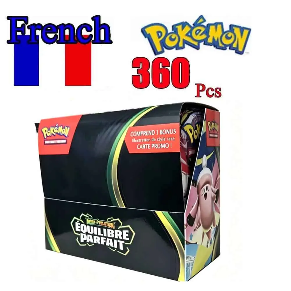 Neue 10-80-360 Stück EQUILIBRE PARFAIT VIOLE 151 Französische Pokémon TCG: MEGA EVOLUTION EQUILIBRE PARFAIT Booster Box Pokémon-Kartenspiel