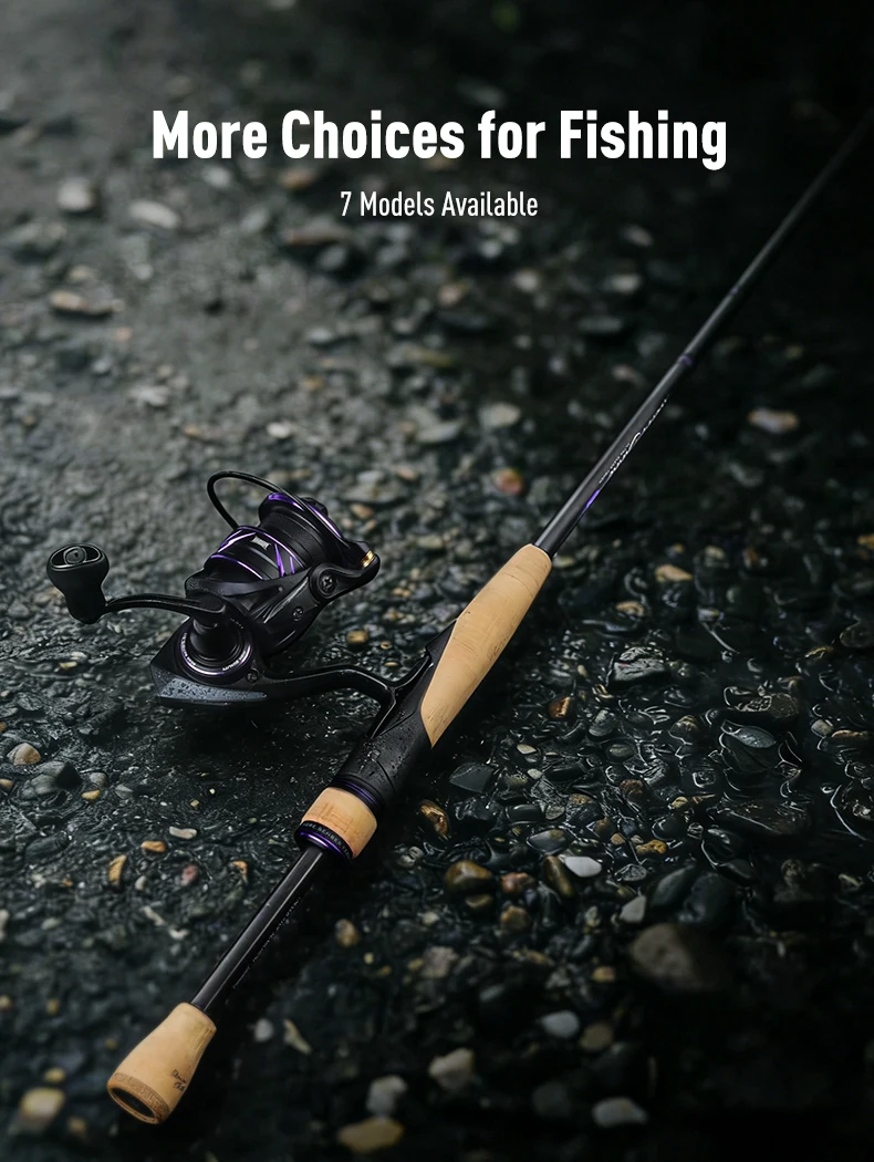 Kingdom Carbon Angelrute 61g 1,9m 1,93m 1,98m 2,03m 2,06m 2,13m Carbon-Rollenhalter Vollständig Fuji SIC Spinning Casting Angelrute – Detail 11