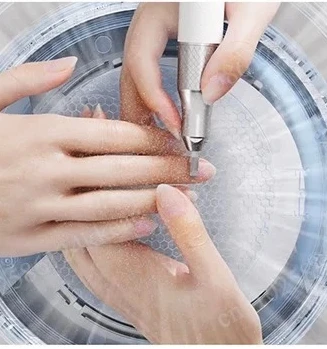 Brushless Nail Cleaner Vacuum Cleaner Nail Remover Polishing Dust Filter Power Storage Silent Large Suction Nail Tool