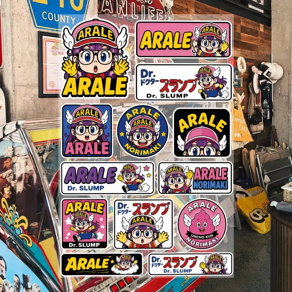 AnimeA-rale Ästhetische Graffiti-Aufkleber Wasserfeste PVC-Sticker für Auto Motorrad Skateboard Helm Notizbuch