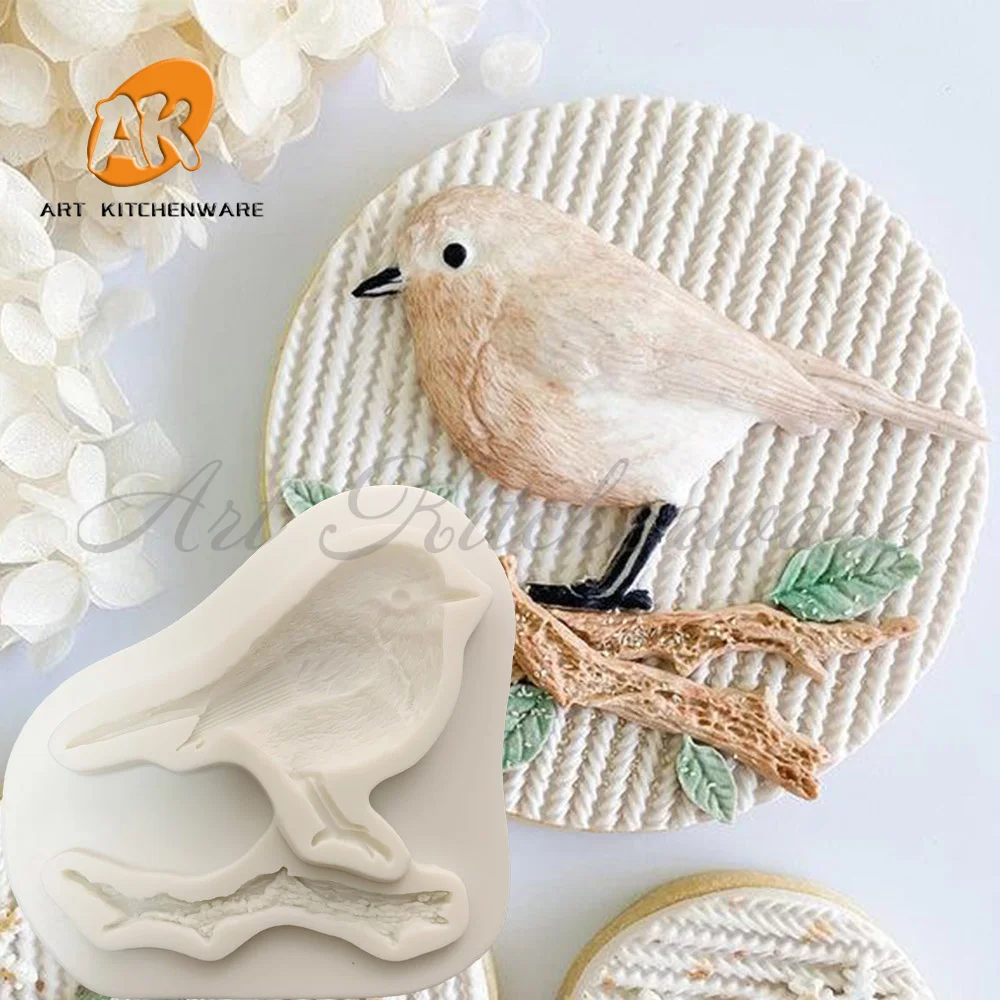 

Bird Fondant Silicone Mold Cake Molds DIY Cake Decorating Tools Chocolate Gumpaste Moulds Candy Resin Clay Mould