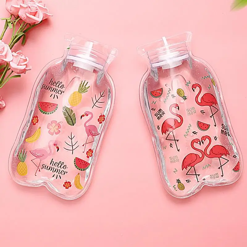 Hot Water Bottle For Cramps Warm Water Bag Hand Warmer Portable Hot Water Bottle Transparent Hot Bag Feet Warmer Water Pouch