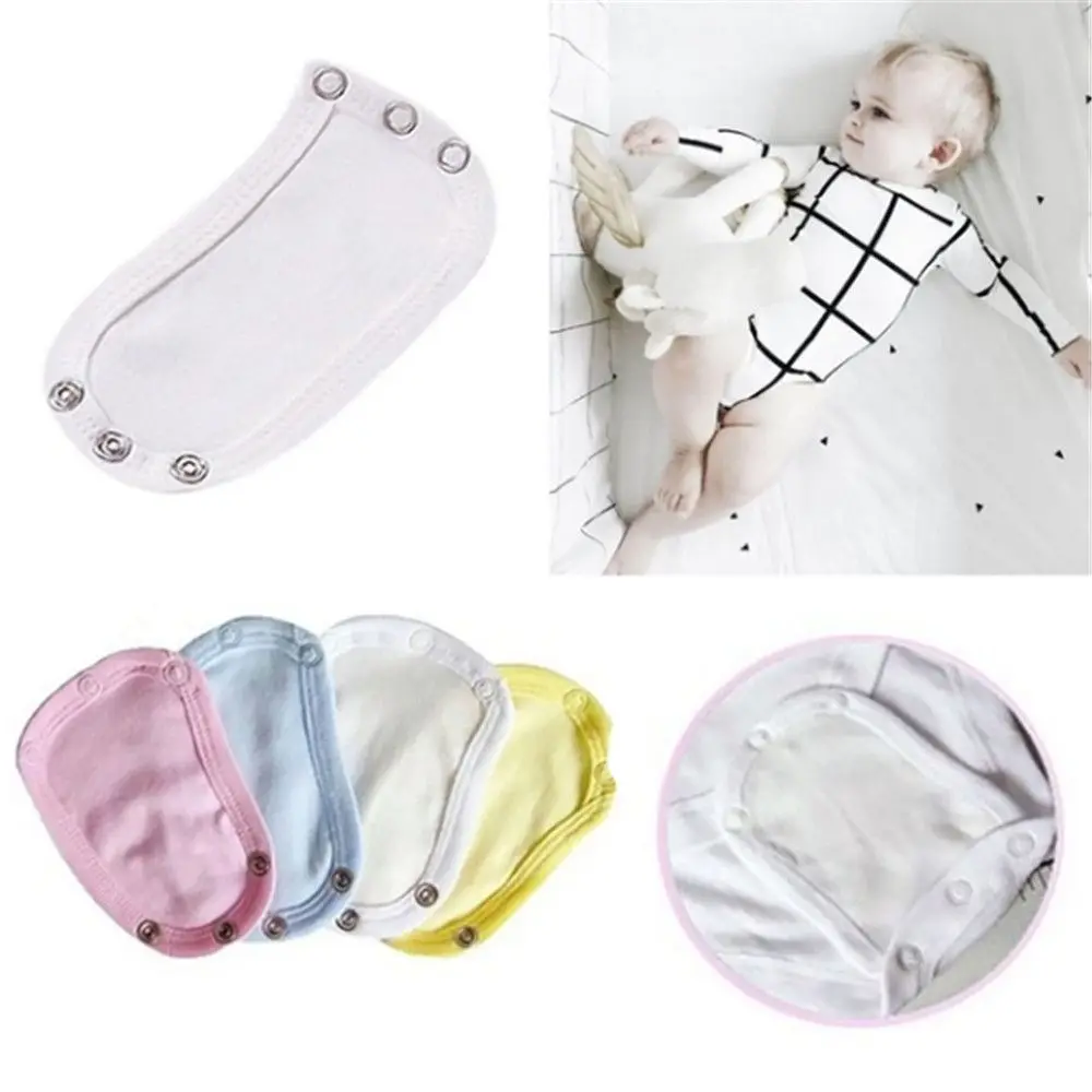 4 Colors Soft Bodysuit Extend Cotton Jumpsuit Extend Diaper Lengthen Jumpsuit Pads Changing Pads Covers