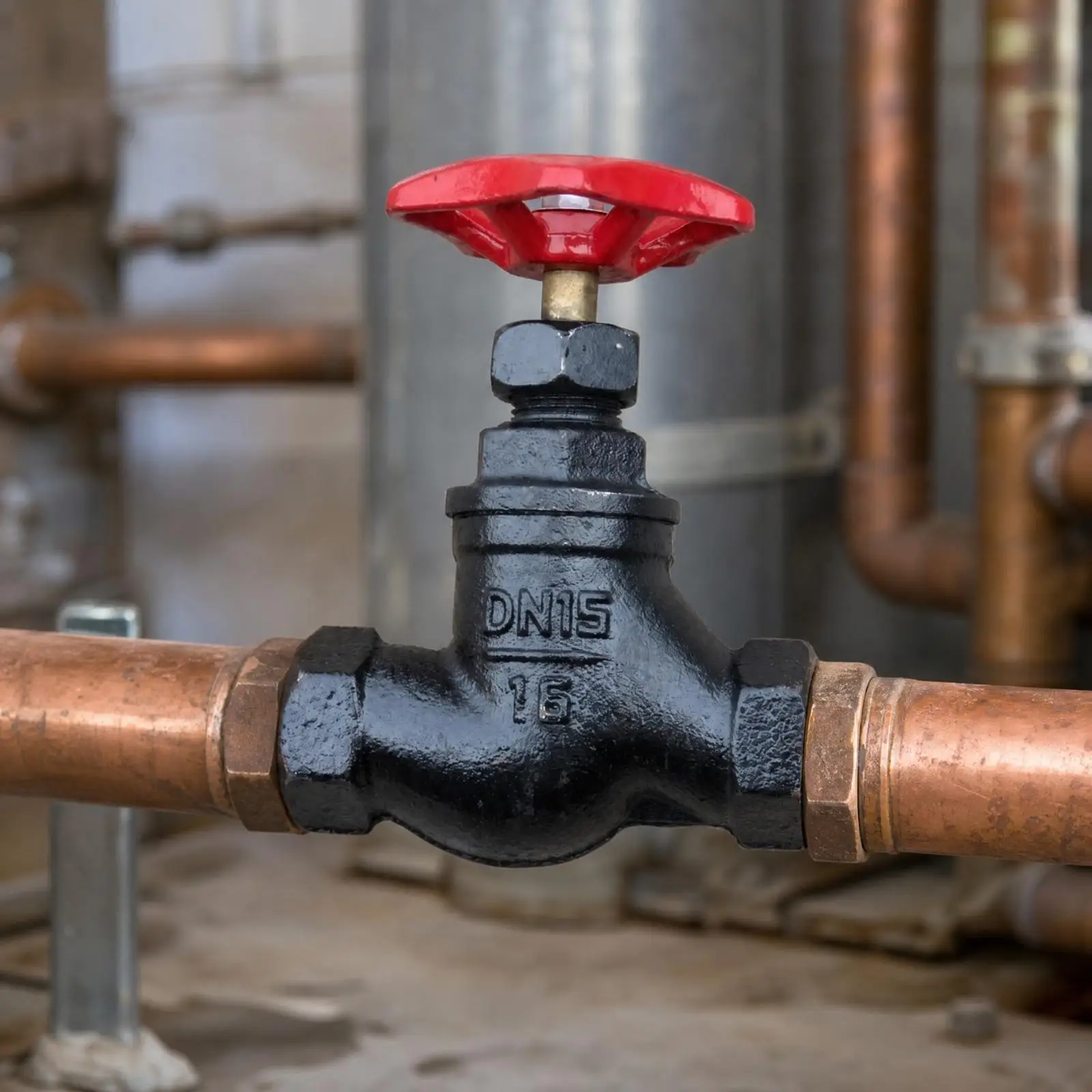 J11T-16 Style Cast Iron Steam Stop Valve for Water Flow Control in Heating Projects