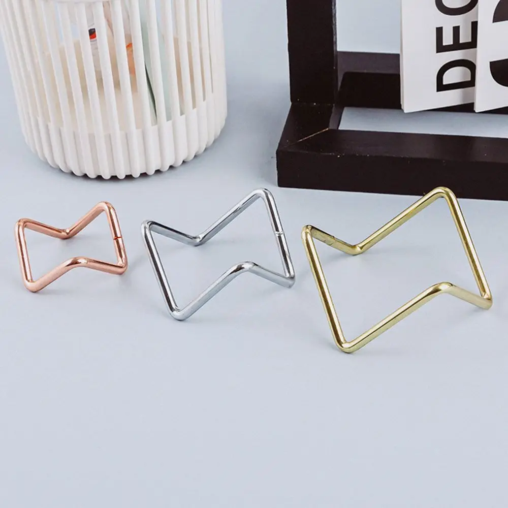 Metal Crystal Ball Base Geometric Photography Props Glass Sphere Holder Craft Crystal Ball Display Stand for Home Decoration