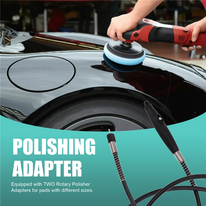 31PCS Mini Buffing Polishing Pads, Mini Detail Polisher Pads, Mini Polisher Tool With 1 Flexible Shaft Attachment