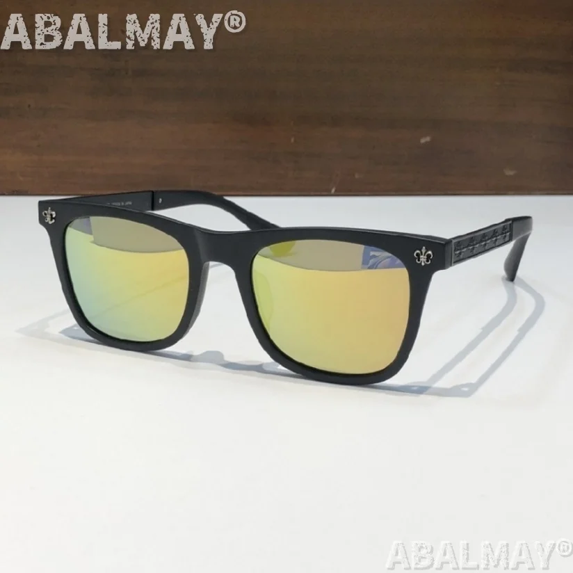 نظارات شمسية عالية الجودة للرجال والنساء من الحجم 53-18-145 من التيتانيوم بتصميم عصري فاخر نظارات شمسية UV400 مع صندوق