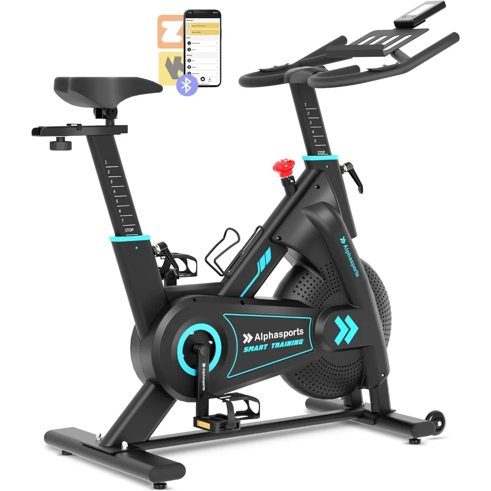 

Exercise Bike, Brake Pad/Adjustable Magnetic Stationary Bikes for Home, Indoor Cycling Bikes with Low Noise, Cycle Bike