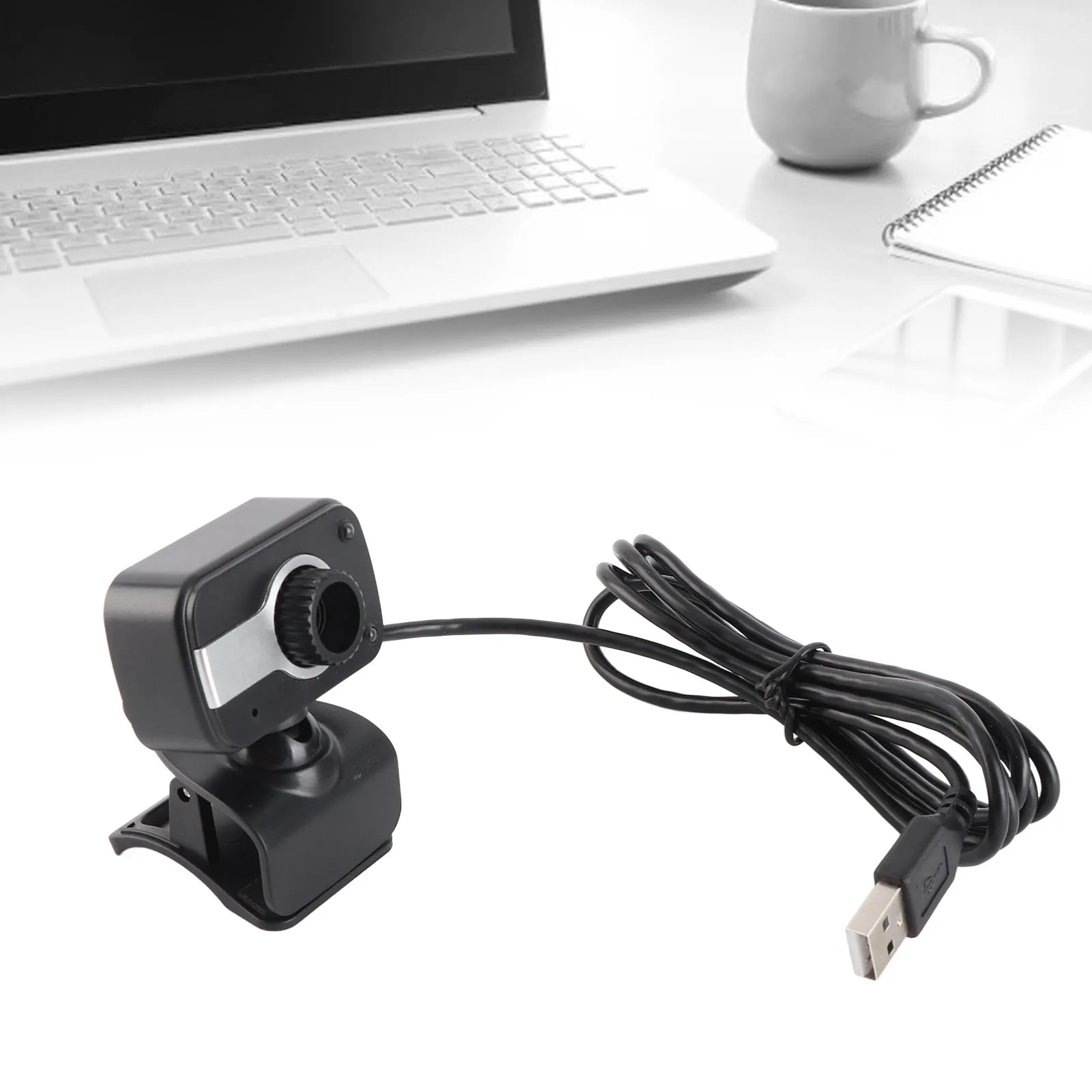 Laptop Camera Desktop USB with MIC 0.3MP Web Camera Cam 360 Degree for LCD Screen Laptop for MSN / ICQ Night Vision