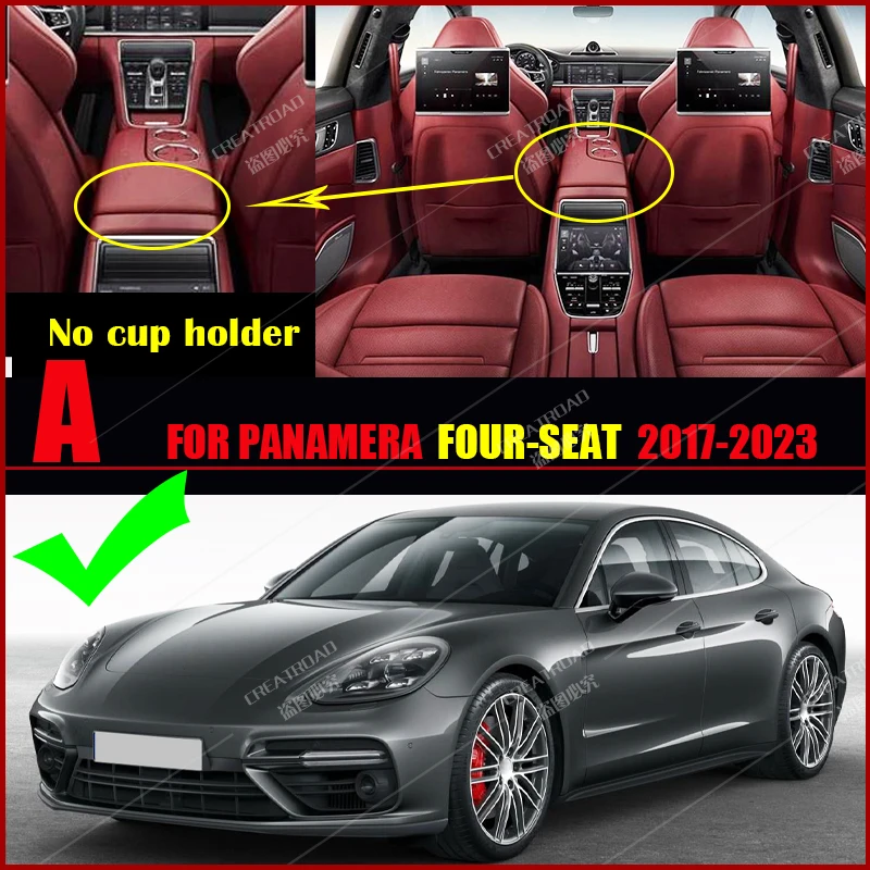 Custom Carbon Fibre style Floor Mats For Porsche Panamera 4-Seat 2017-2023 18 19 20 21 22 Foot Carpet  Auto Interior Accessories