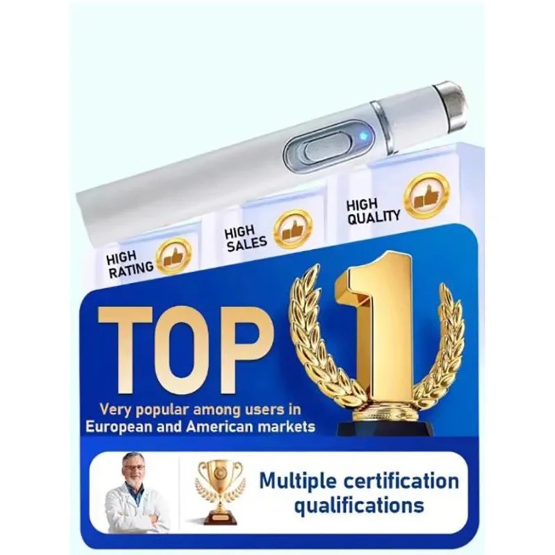 Wireless nail fungus laser pen blue light 3-10 minutes toenail anti infection nail fungus disease care tool