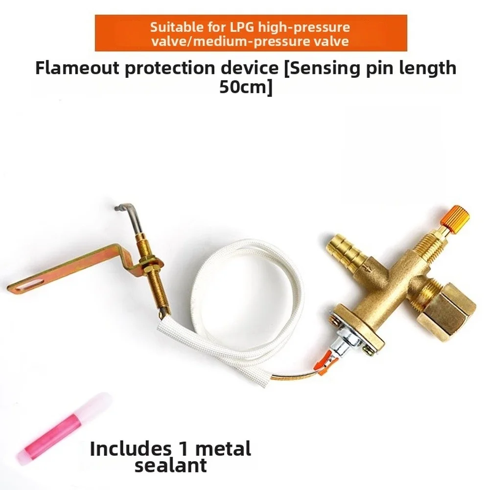 For Safe Cooking Thermocouple Switch 50 Cm Leak Prevention System Easy Installation Design For Commercial Gas Stoves