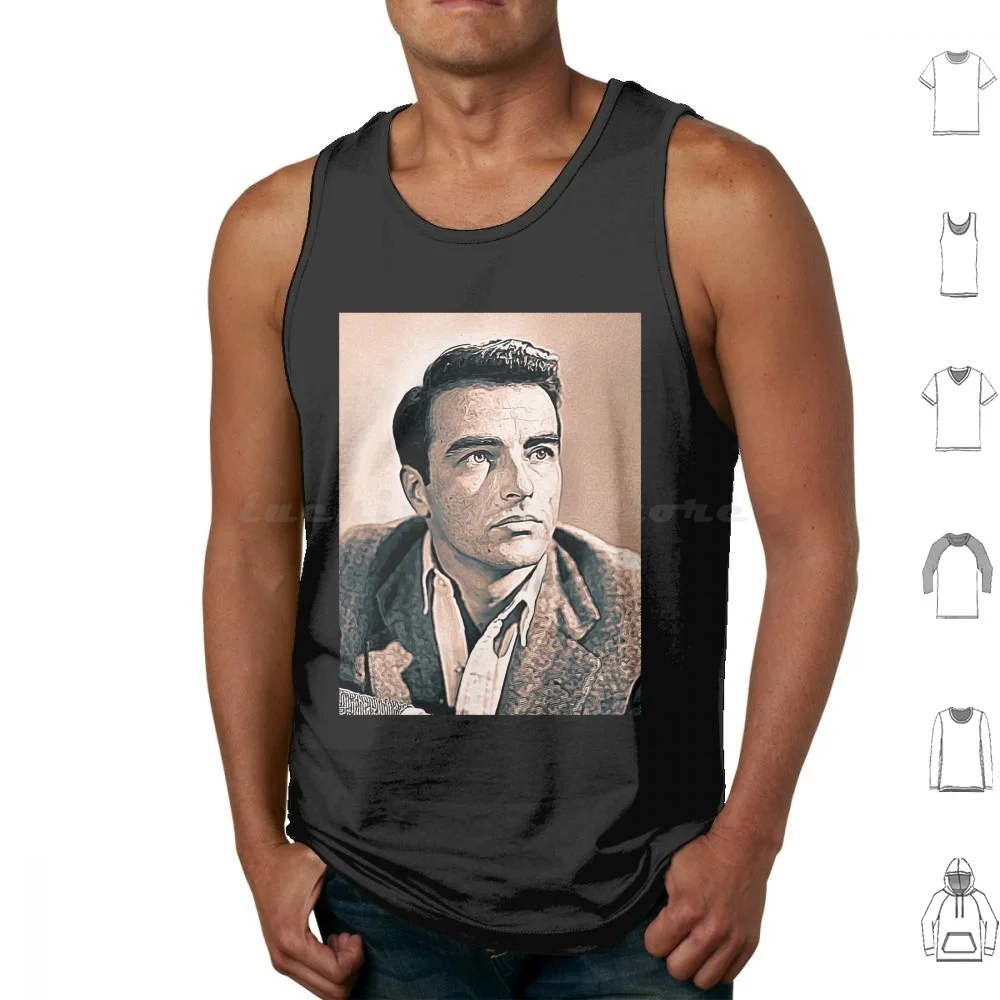 Montgomery Clift Art-Vintage Paint-D85 Camisetas sin mangas Chaleco sin mangas Montgomery Clift Art Montgomery Clift Art Retrato