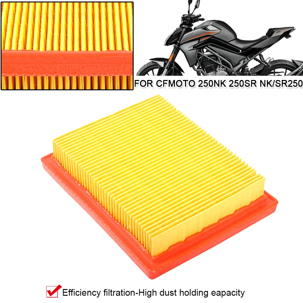 For CFMOTO 250NK 250SR SR250 NK250 Air Filter Intake Cartridge Clean Element Air Purification Cleaner Motorcycle Accessories