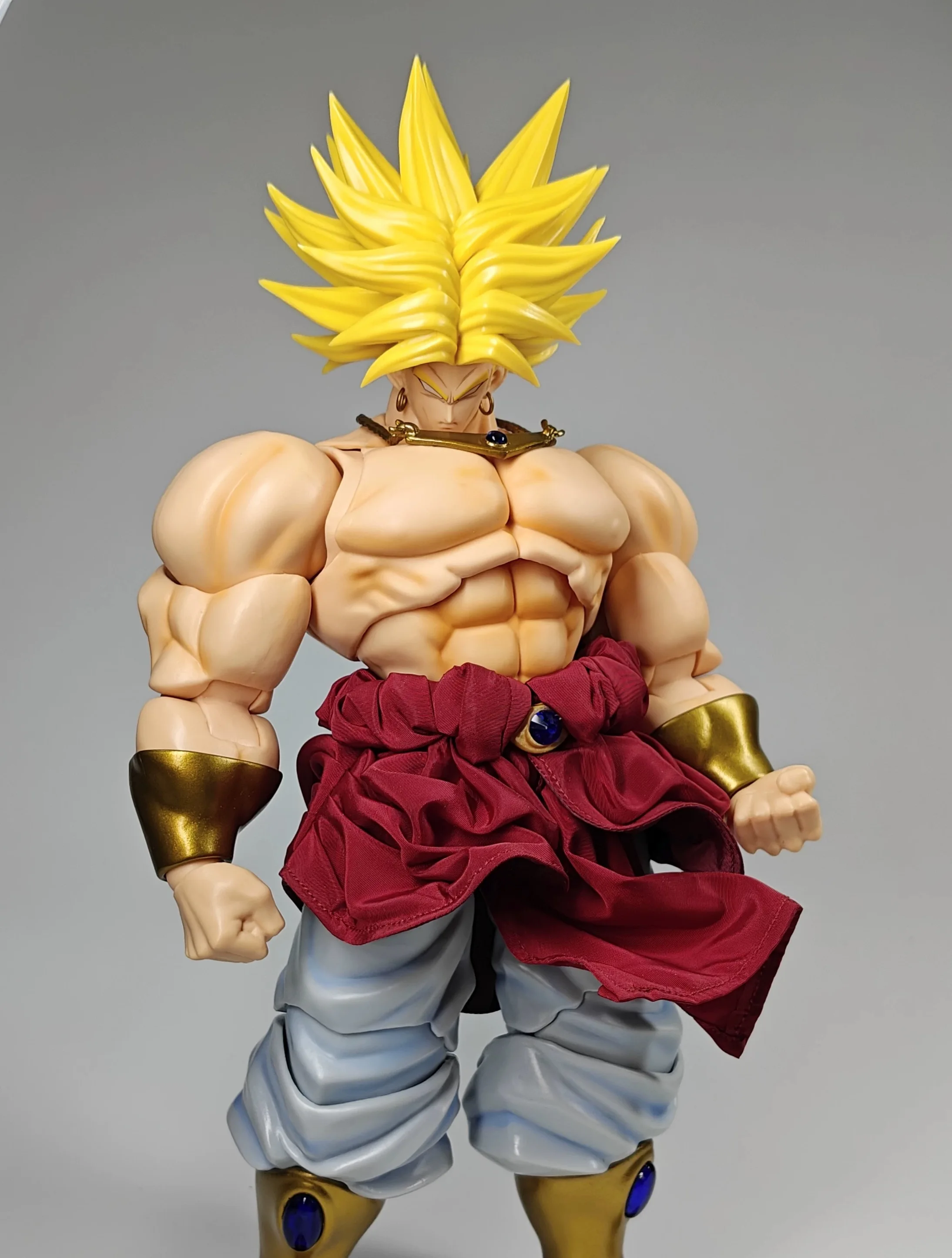 Dragon Ball Zt Broly 1/12 Cloth Skirt Anime Action Figure Toys Model Accessories Built In Iron Wire